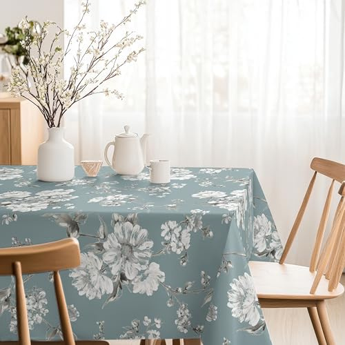 Martina Home Harzbeschichtete Tischdecke Daniela, 240 x 140 cm, Türkis