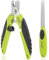 pecute Professional Dog Nail Clippers + Nail File 2 in 1 Set, Sharp Stainless Steel Pet Claw Trimmers with Safety Guards for Medium to Large Dogs