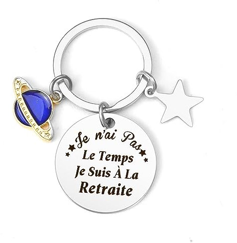 QONCV Porte Clef Cadeau Retraite Cadeaux Idee Cadeau Noel Cadeau Anniversaire Ami Idée Cadeau Collègue Cadeau Remerciement Cadeau Homme Original Amie Cadeau Couple Noël Cadeau