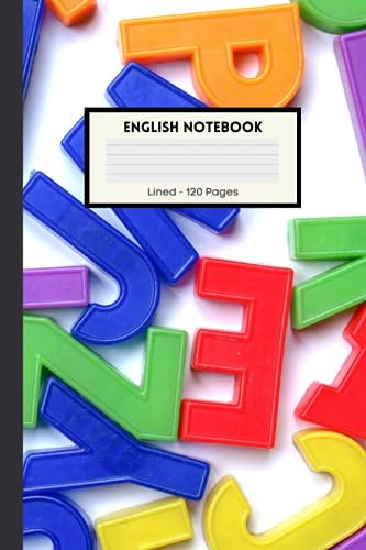 English Notebook: Lined - 120 Pages