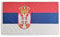Pandiui23 Serbische Fahne Bunt 150cm x 90cm Flagge Serbien Groß