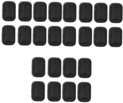 BESTonZON 24 STK Radbefestigungspad Rollen Anti-Rutsch-Kissen Sofa Fußpolster antirutschmatte für Teppich Gummimatte Gummiauflage Stuhl Fester Belag Schrankrad rutschfeste Matte Bodenmatte