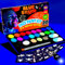 Blue Squid Face Kinderschminke Ser für Kinder - UV Neon Glow Farben Ultimate Face Paint Kit, Schablonen, Buch - sicher für empfindliche Haut, ungiftig Face Painting Kit Professional - Glow in the Dark