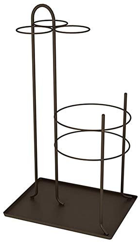 SIBEG Porte-Parapluie Porte-Parapluie autoportant en métal pour Porte-Parapluie pour Cannes, Cannes, Marron (Marron) (Marron)