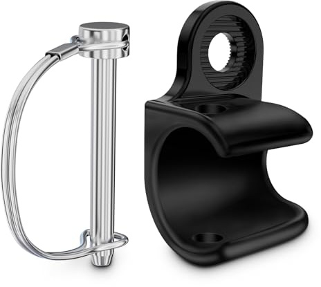 NICEDACK Cykelsläpvagnskoppling för Thule Chariot, axelkoppling för släpvagnar, enkel och snabb montering på cykeln, cykelkoppling (svart – 1 styck)