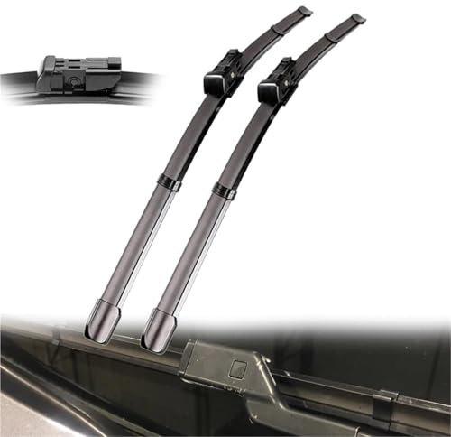 WOHOOD para Cupra para Formentor 2020 2021 2022 2023 VZ5 Juego De Escobillas Limpiaparabrisas Delantero Recambios De Goma para Parabrisas Accesorios para Coche Accesorios