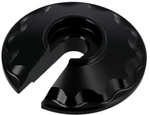 CNC Steckscheibe Sport Optik Aluminium, Schwarz - für Enduro-Federbein -