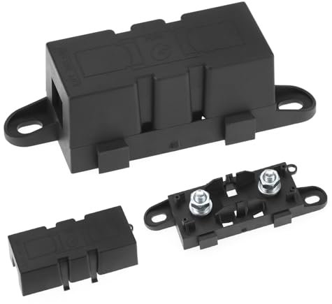 QWORK® 2 Stück KFZ Sicherungshalter, Sicherungshalter, für ANM Anschraubsicherung