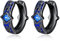 Black Celtic Hoop Earrings Sterling Silver Blue Viking Hoop Huggie Earrings Viking Jewelry Gift for Men