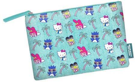 Karactermania Sanrio Hello Kitty Palms-Trousse de Toilette Soleil, Turquoise, 30 x 22 cm