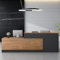Empfangstheke, Empfangstisch, Einfach Moderner Empfangstresen, L-Förmiger Rezeptionstheke, Schreibtisch mit Theke Empfang, Holzwerkstoff, mit Tastaturschublade, Büromöbel, Ladentheke L-63/160CM