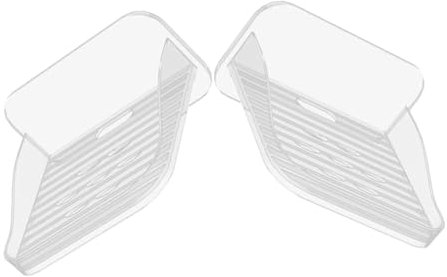 Lurrose 2pcs No Drill Wall Mounted Camera Shelf Plastic Floating Wall Shelf for Living Entryway Security Cameras Mini Speakers Speaker Holder