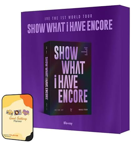 SHOW WHAT I HAVE - ENCORE IVE Album [Blu-ray ver.]+Pre Order Benefits+BolsVos K-POP Inspired Freebies (1ST WORLD TOUR)
