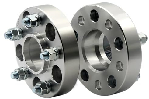 Distanzscheibe Räder Für Dacia Für Duster M12x1.5 2 Stück 15/20/25/30/35mm Rad Spacer Adapter PCD 5x114.3 66,1mm 5 Lug Spurverbreiterungen(2PCS 20mm)