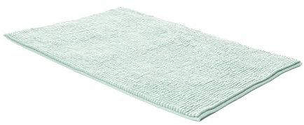 Comart - Tappeto Bagno Shaggy - Tappetino Super Assorbente - Antiscivolo - Lavabile in Lavatrice - Ultra Morbido - Moderno Scendi Doccia o Vasca - Assorbi Acqua - Texture in 3D - Turchese - 45x75 cm