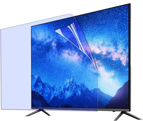 SaryEdge Pellicola Protettiva per Schermo TV, Anti Luce Blu, antiriflesso, Anti-affaticamento degli Occhi, per LCD, LED, OLED e QLED 4K HDTV, 58 1269 * 721(75