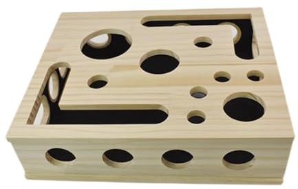 MagiDeal Boîte à Gratter, Boîte de Lime à Ongles pour Chat, Griffoir pour Chat Puzzle d'enrichissement, Jouet Interactif pour Chats, Protection pour Meubles et Griffes, pour Chat, Chaton de Petite