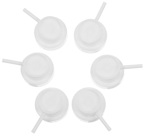 YARNOW Kit de 50 Embouts Pulvérisateurs en Plastique Blanc pour Peinture en Bombe, Facile à Utiliser, Polyvalent, pour Graffiti et Projets Artistiques
