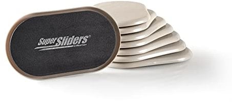 Super Sliders 4704295N 8,9 x 15,2 cm Möbelgleiter, beige, 3-1/2 x 6 Inch Oval