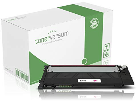 Toner kompatibel mit Samsung CLT-M406S Magenta Druckerpatrone für CLP 360 365 Xpress C410w C460w C460fw CLX 3300 3305 Laserdrucker