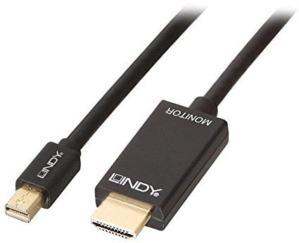 Lindy 36926 Cavo Mini DisplayPort a HDMI 4K30, 1m