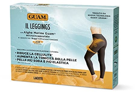 Guam - IL Leggings Colore Nero Taglia L/XL con Alghe Marine