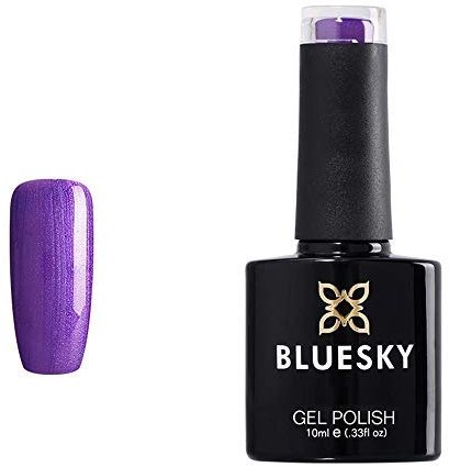 Bluesky Bluesky Gel Polish, Purple Grape, 80551, 10 ml, Gel Dissolvable Nail Polish, Purple (Curing Under UV/LED Lamp Required) Pack (x)