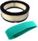 HQRP Cartouche de Filtre à air avec préfiltre compatible avec John Deere GT235, LT166, LTR166, LT170, LX288, SST16, SST18; 1200 Hydro Rake; LG394018JD LG272490S