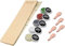 Bacher Stropping Leather DIY Knife Strop Kit – for Sharpening and Honing Knives, Woodcarving Chisels Tool - Premium Leather Strop 206mm x 56mm, Polishing Compound Set and Easy to use 3M Adhesive Tape