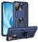 MPD Cover per Xiaomi Mi 11 Lite 4G/5G/5G NE con Girevole Anello 360 Gradi Custodia Magnetica Antiurto Rigida Resistente Protettiva Case Bumper Ring (Xiaomi Mi 11 Lite, Blu)