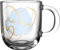 Leonardo Emozione Geschenk Tasse Bester Papa 1 Stück, spülmaschinengeeignete Tasse, blaues Herz Motiv, Tee-Glas mikrowellenfest, 400 ml, 033229