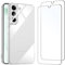 NEW'C Hülle für Samsung Galaxy S22+ / S22 Plus, Ultra Transparent Silikon Weiches TPU Gel und 2 × Panzer Schutz Glas für Samsung Galaxy S22+ / S22 Plus- Anti Scratch