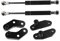 Door Opener Kit, Black Professional Front Rear Kit for Anodized Starter Car, Automotive Open Tool for Emergency Occassion to Remove The Lockout