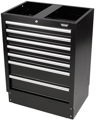 BUNKER 31706 Modular Floor Cabinet, 7 Drawer, 680mm