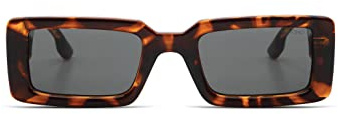 KOMONO Malick JR. Rechteckige Kindersonnenbrille mit UV-Schutz und kratzfesten Gläsern, für Mädchen und Jungen im Alter von 6–11 Jahren