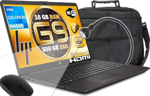 HP 255 G10 Notebook portatile Silver, AMD Ryzen 3 7330 4 core 4.3 Gghz, RAM 16GB, SSD PCi 512GB, display FHD 15.6, Tastiera retroilluminata, Fingerprint, Wi-fi 6, usb, Win 11 Pro, COVER ALLUMINIO SLIM