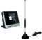 TechniSat DIGITRADIO 10 C - DAB+ Digitalradio Adapter schwarz/Silber & DIGIFLEX TT6 - Passive Stab-Zimmerantenne DVB-T2/DAB+/UKW schwarz
