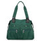 YANAIER Damen Handtasche Schultertasche Leicht Multi-Taschen Umhängetasche Shopper Tasche für Lässige Reisen Schule Grün