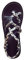 COTCLO Sandales d'été sandales d'été chaussures pour femme couleur assortie nœud de corde sandales confortables pour femme chaussures grande taille - noir, 39