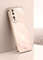 JIAFEI Custodia per Honor 90 Lite 5G, Dorato Bordo Placcatura Design TPU Silicone Cover Protettiva. Rosa