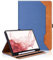 Custodia per Samsung Galaxy Tab S9 Plus/S8 Plus/S7 Plus/S7 FE 12.4'' Pelle PU Tablet Case, Funzione Supporto Pieghevole Flip Cover Protettiva con Tasca, Auto Sveglia/Sonno, Blu