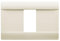 Placca Ral45 Lucida 1M.Color Blanc AVE 45P01BL
