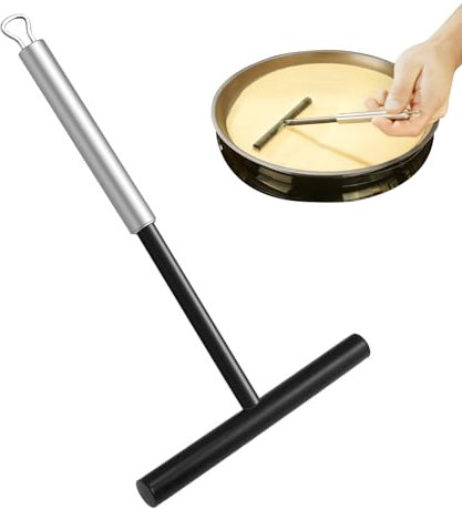 Crepes distributor stainless steel professional plus crepes distributor dough distributor for crepes pancakes dough distributor crepes spatula crepe cutlery for crepe dough or pancake ham