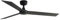 FARO BARCELONA 34298 - RUDDER L Ventilador negro/nogal