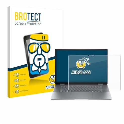 BROTECT Schutzglas für HP Envy x360 2-in-1 16 | Transparenter Displayschutz Made in Germany Schutzfolie Panzer Folie Glas 9H Anti-Fingerprint Einfache Montage Clear