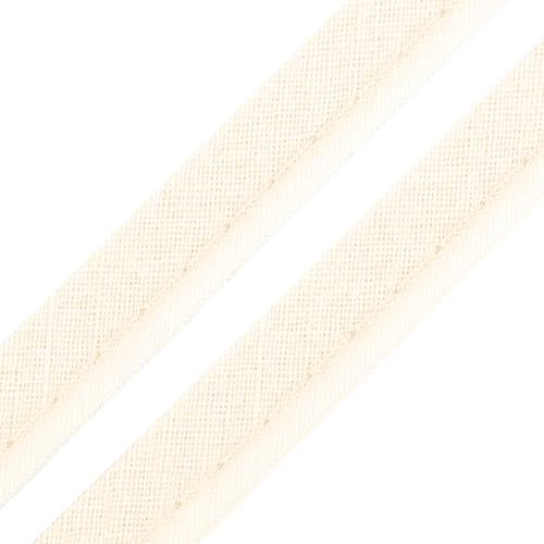 5m Paspelband Stoffband Nähkante Paspelschnur zum Nähen 10mm breit Farbwahl, Größe:10mm, Farbe:natur