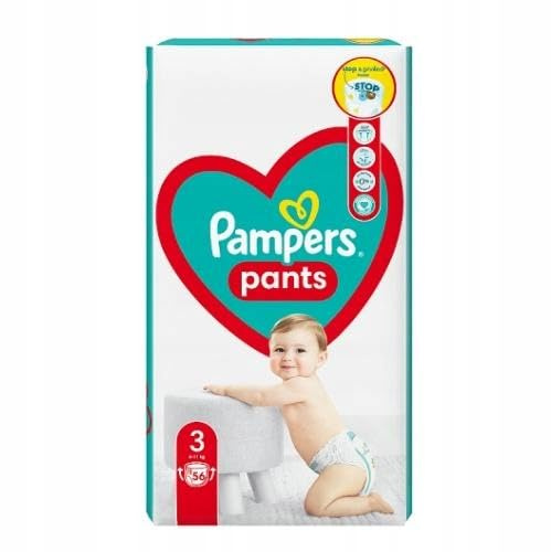 Pampers Pants Windeln Größe 3, 56 Stück