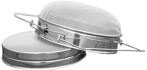 Setaccio per miele, colino doppio setaccio con maglia fine, forniture per apicoltura, forniture per apicoltura, forniture per apicoltura, colino per miele a doppio setaccio per bar | setaccio per