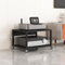 Mid Century Modern Media Stand Audio Rack for Living Gaming Recording Room DVD Shelf AV Media Stand Stereo Stand Game Console Stand Record Player Holder Tower Corner Shelf (50x40x35cm)