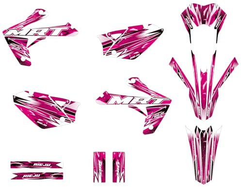 KIT DECO RIEJU MRT 50 DE 2009 à 2021 GALAXIE (Rose)